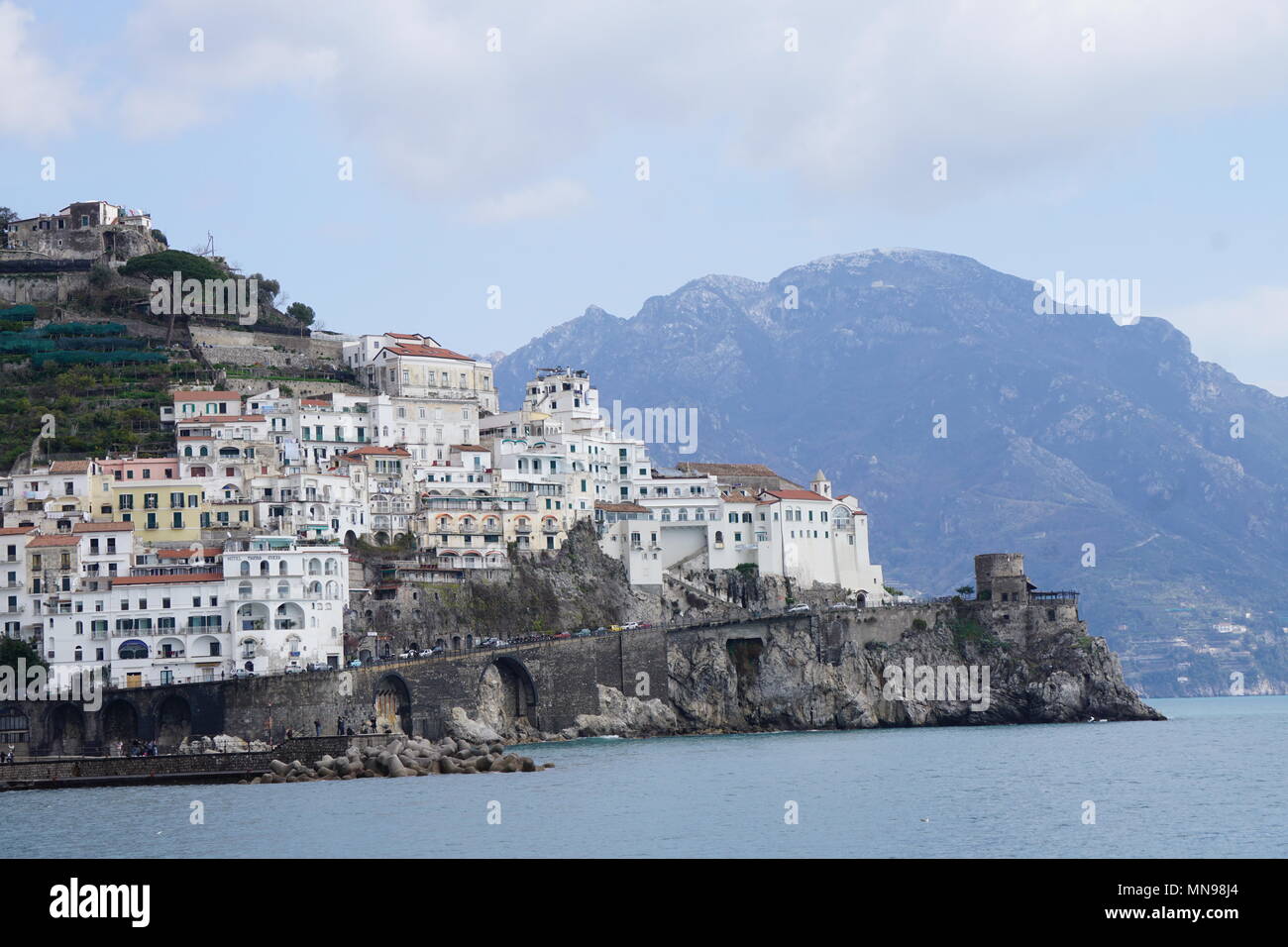 Côte d'Amalfi, Italie Banque D'Images