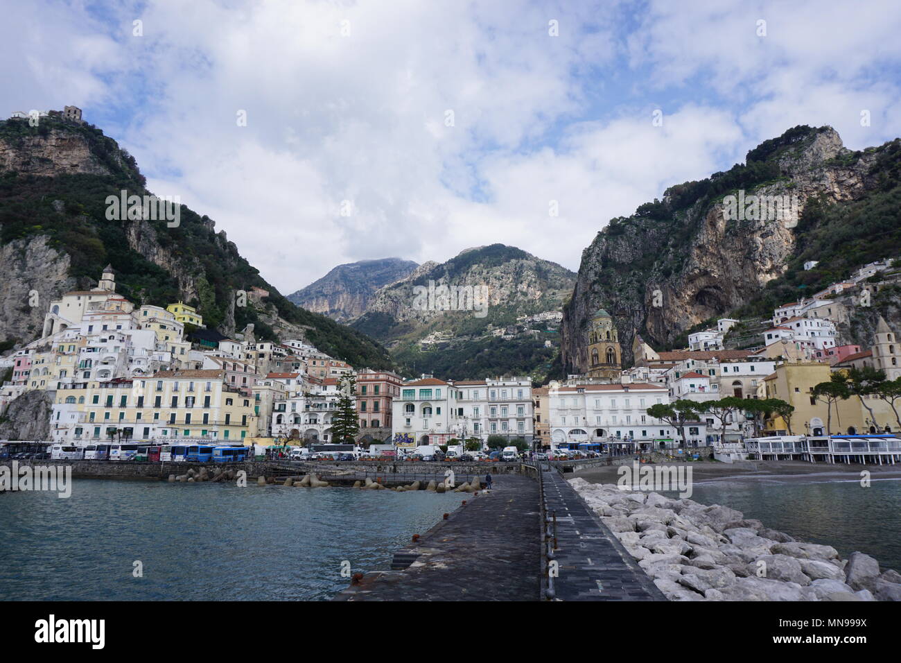 Côte d'Amalfi, Italie Banque D'Images