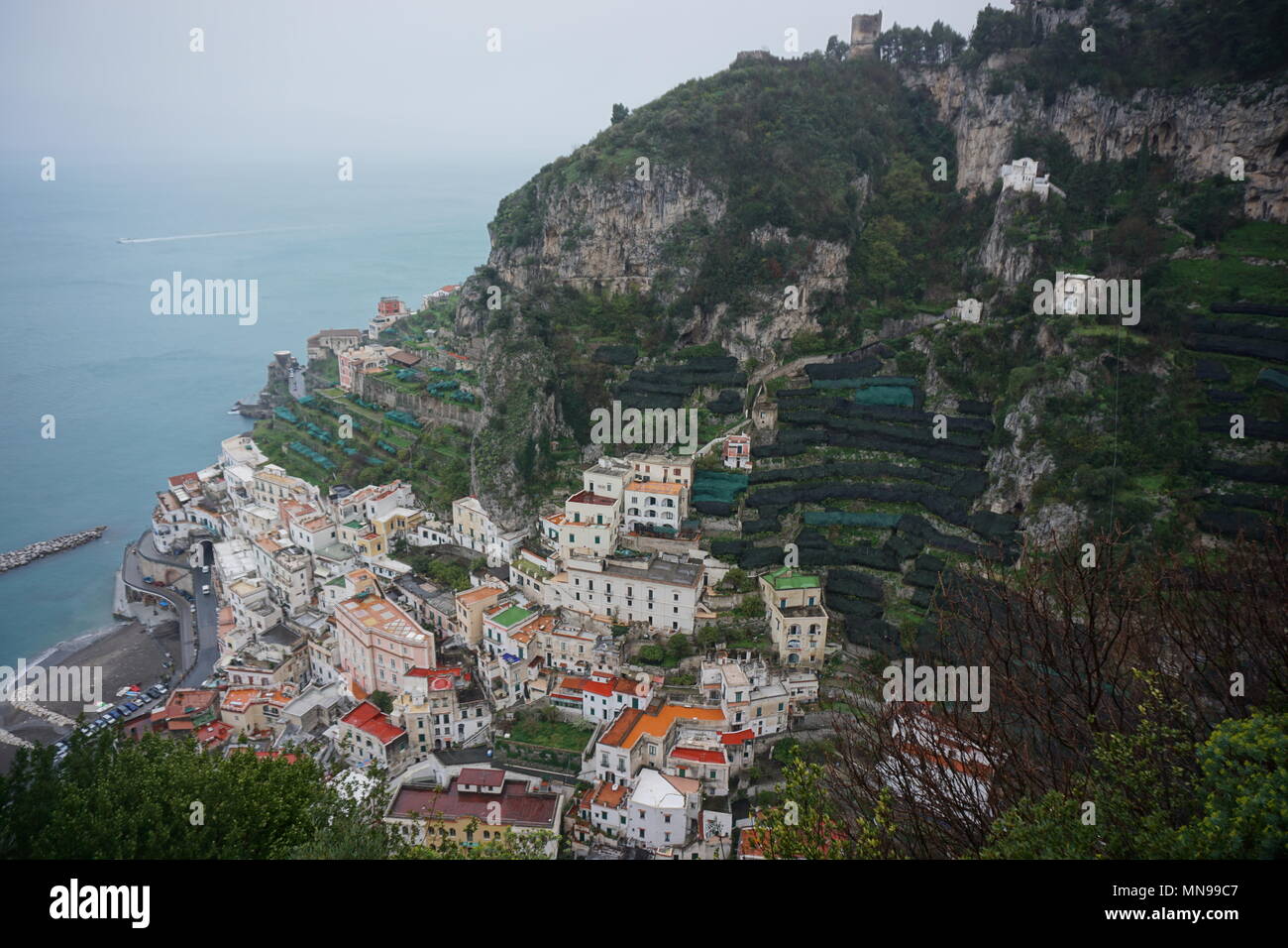 Côte d'Amalfi, Italie Banque D'Images