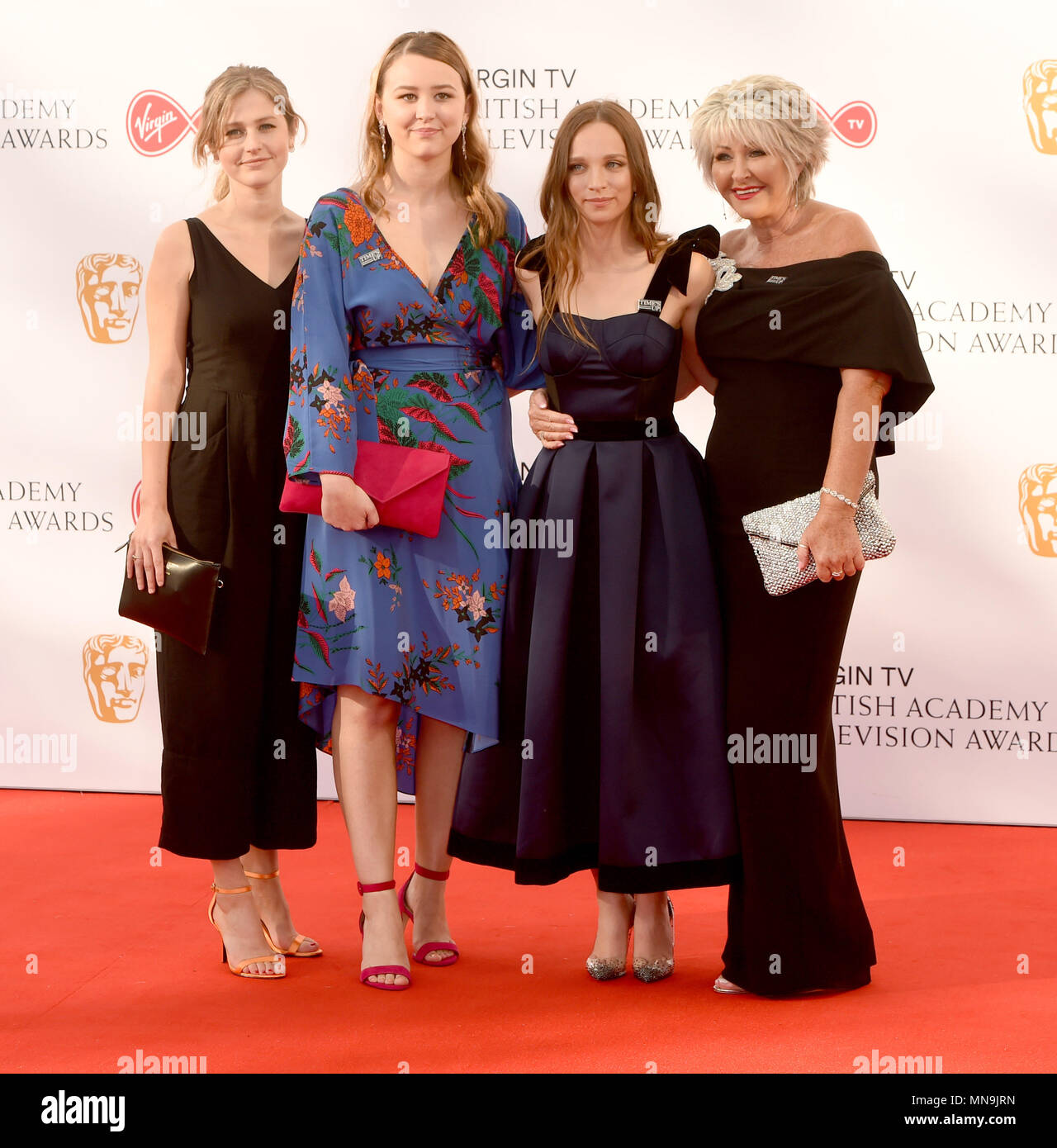 La photo doit être crédité ©Presse Alpha 079965 13/05/2018 Liv Hill Ria Zmitrowicz Molly Windsor Virgin TV British Academy Television Awards Bafta 2018 au Royal Festival Hall Londres Banque D'Images