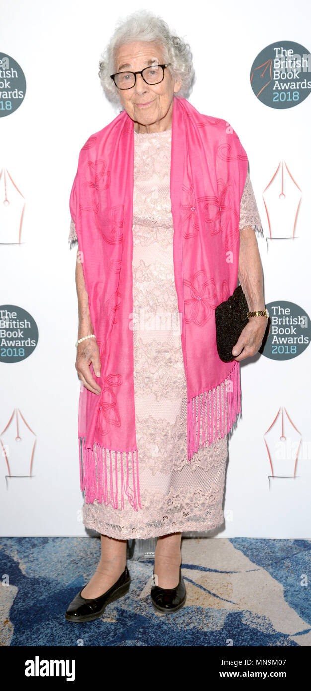 La photo doit être crédité ©Presse Alpha 078237 14/05/2018 Judith Kerr à la British Book Awards 2018 tenue à l'hôtel Grosvenor House à Londres à Londres Banque D'Images