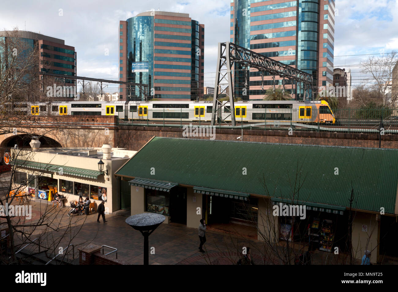 La gare centrale de Sydney haymarket avenue eddy New South Wales australie Banque D'Images