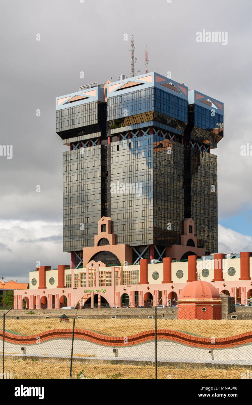 Lisbonne Portugal. 14 mai 2018. Vue sur le centre commercial Amoreiras.à Lisbonne Lisbonne, Portugal. Photographie par Ricardo Rocha. Banque D'Images