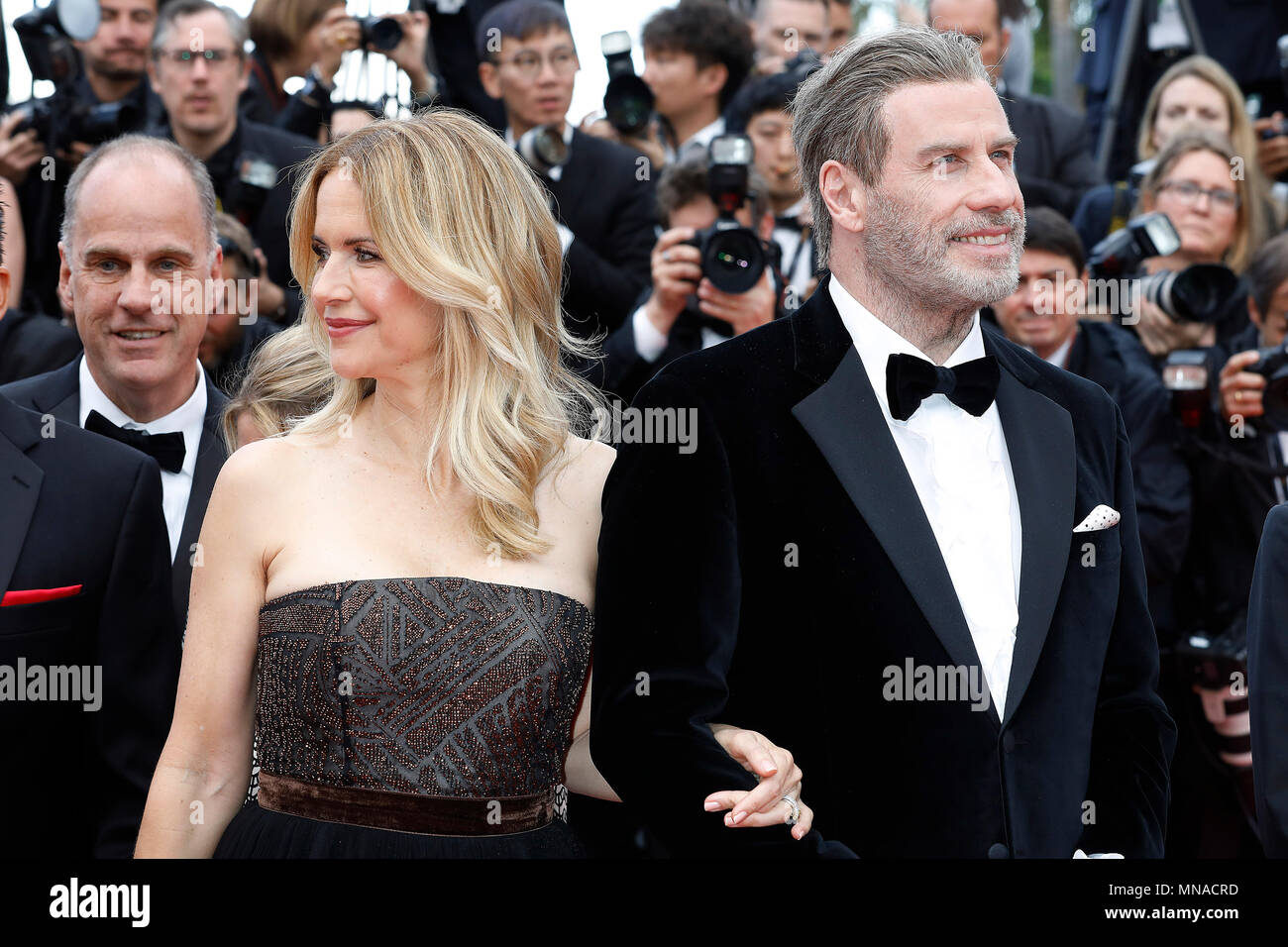 Cannes, France. Le 15 mai 2018. Cannes, France. Le 15 mai 2018. John Travolta et Kelly Preston à la Solo : "Une histoire de la guerre des étoiles' premiere au cours de la 71e édition du Festival de Cannes au Palais des Festivals le 15 mai 2018 à Cannes, France. Crédit : John Rasimus/Media Punch ***FRANCE, SUÈDE, NORVÈGE, FINLANDE, USA, DENARK, la République tchèque, l'AMÉRIQUE DU SUD SEULEMENT*** Crédit : MediaPunch Inc/Alamy Live News Banque D'Images