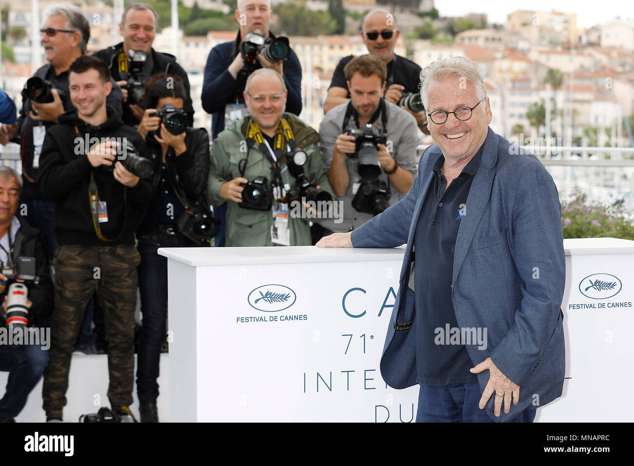 Cannes, France. 16 mai 2018. Daniel Cohn-Bendit au 'La Traversée' photocall au cours de la 71e édition du Festival de Cannes au Palais des Festivals le 16 mai 2018 à Cannes, France. Crédit : John Rasimus/Media Punch ***FRANCE, SUÈDE, NORVÈGE, FINLANDE, USA, DENARK, la République tchèque, l'AMÉRIQUE DU SUD SEULEMENT*** Crédit : MediaPunch Inc/Alamy Live News Banque D'Images