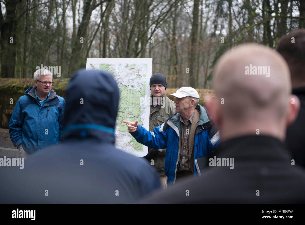 Le général commandant la Compagnie du printemps 2018 Personnel Commandants Ride a eu lieu au cours d'12-14mars et visité les sites de bataille de la Première Guerre mondiale autour de Liège, Belgique et Verdun, France. La Mission de la ride du personnel était de fournir des jeunes officiers sélectionnés une occasion de perfectionnement professionnel qui a été souligné par la haute direction de l'encadrement. Au cours du trajet du personnel, les participants sont en mesure de marcher sur le terrain des sites de bataille réelle pour discuter et examiner la prise de décision tactique et l'évolution de ces tactiques comme la guerre progresse. Les participants ont également analysé l'American Expedi Banque D'Images
