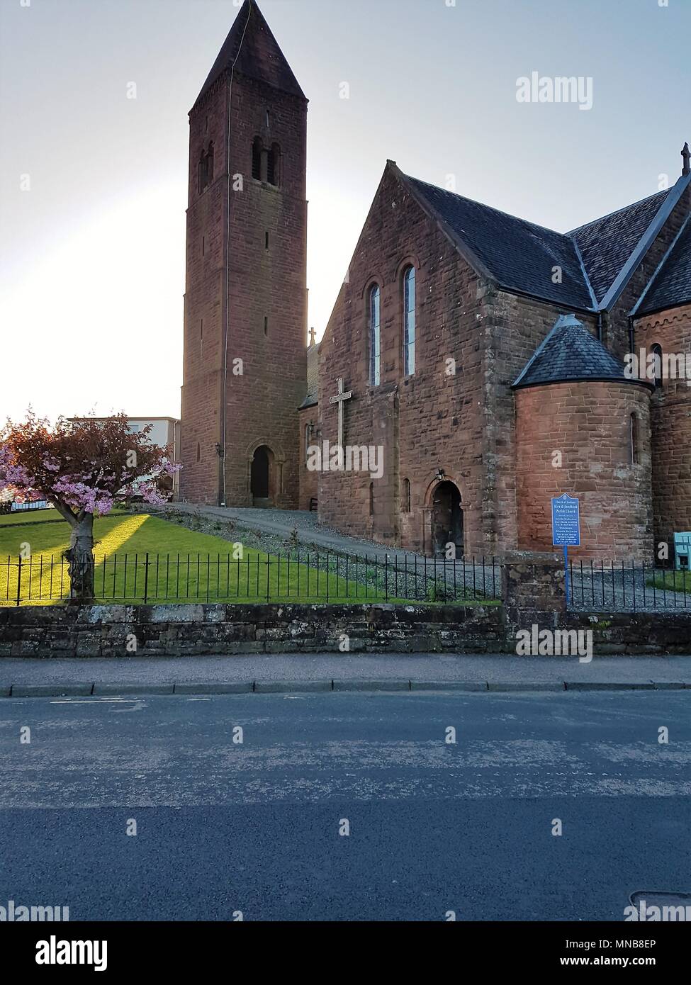 Église d'Écosse, Kirn et banc église paroissiale, Dunoon, Ecosse, Royaume-Uni Banque D'Images