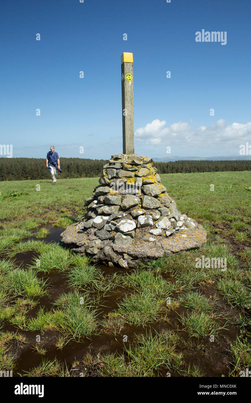 Le chemin des hautes terres du Sud est la première côte officielle à l'autre pied longue distance-path. Le chemin s'étend sur 212 miles (340 km) de Portpatrick sur Banque D'Images