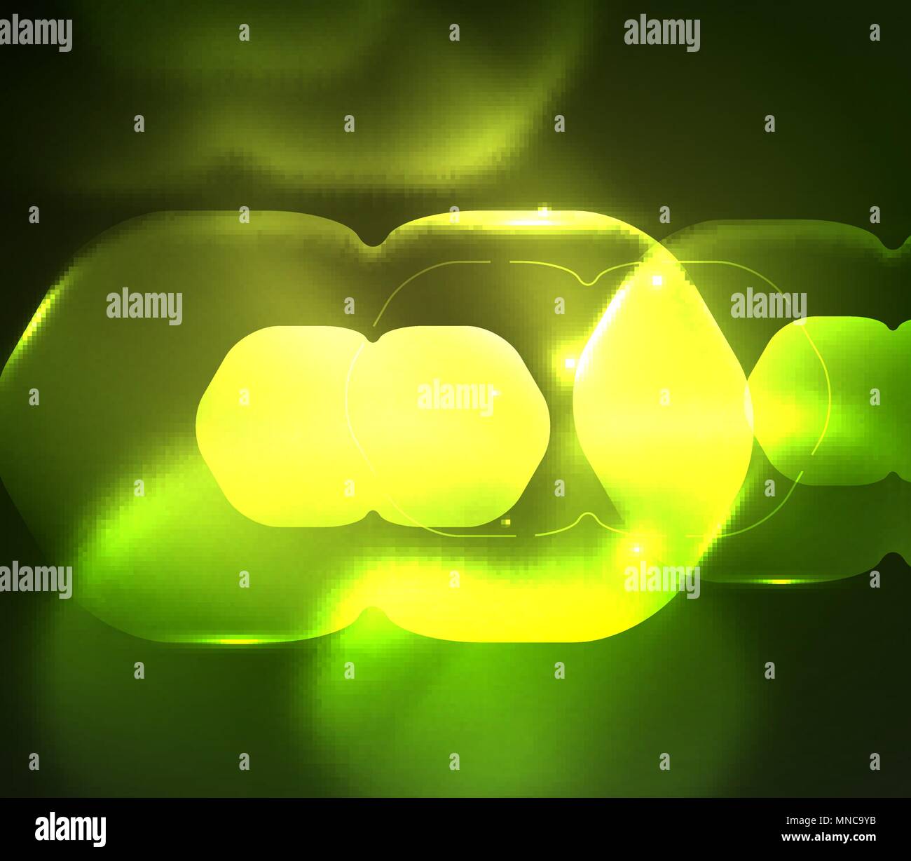 Hexagones transparente floue, sombre sur fond abstrait numérique. Hexagones transparente floue, sombre sur fond abstrait numérique. Entreprise moderne hi-tech ou toile ou papier peint présentation technologie Illustration de Vecteur