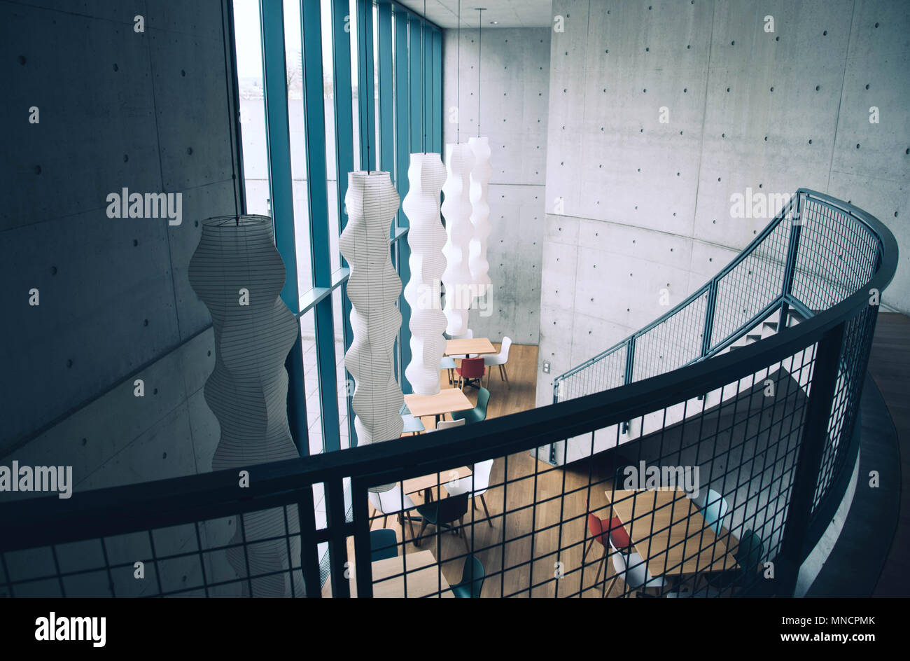 WEIL AM RHEIN, ALLEMAGNE - Avril 2018 : bâtiment de Tadao Ando. Banque D'Images