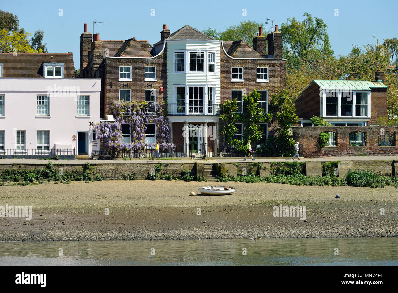 Kew Riverside résidences, West London, Royaume-Uni Banque D'Images