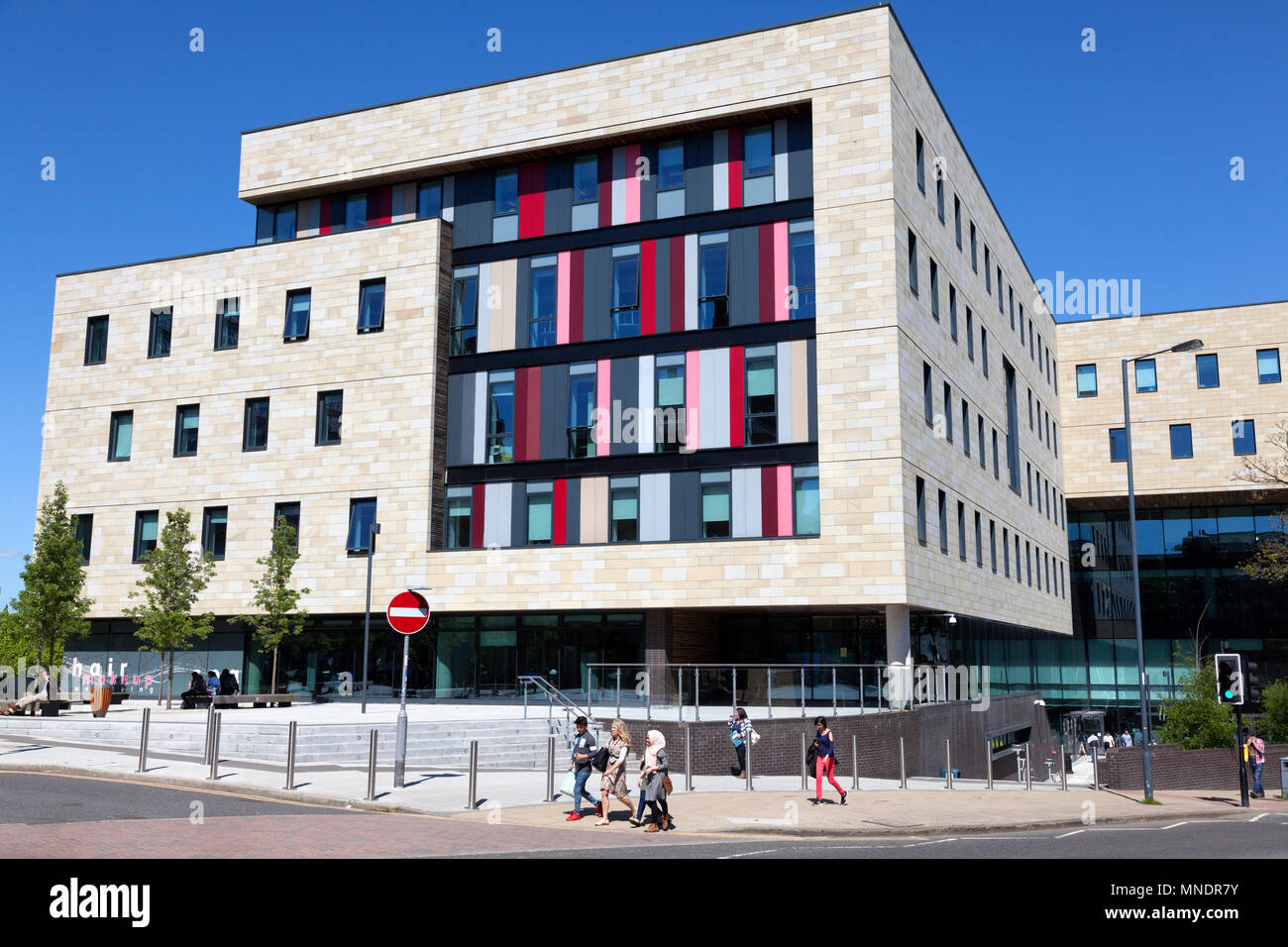 Le bâtiment David Hockney à Bradford College, Bradford, West Yorkshire Banque D'Images