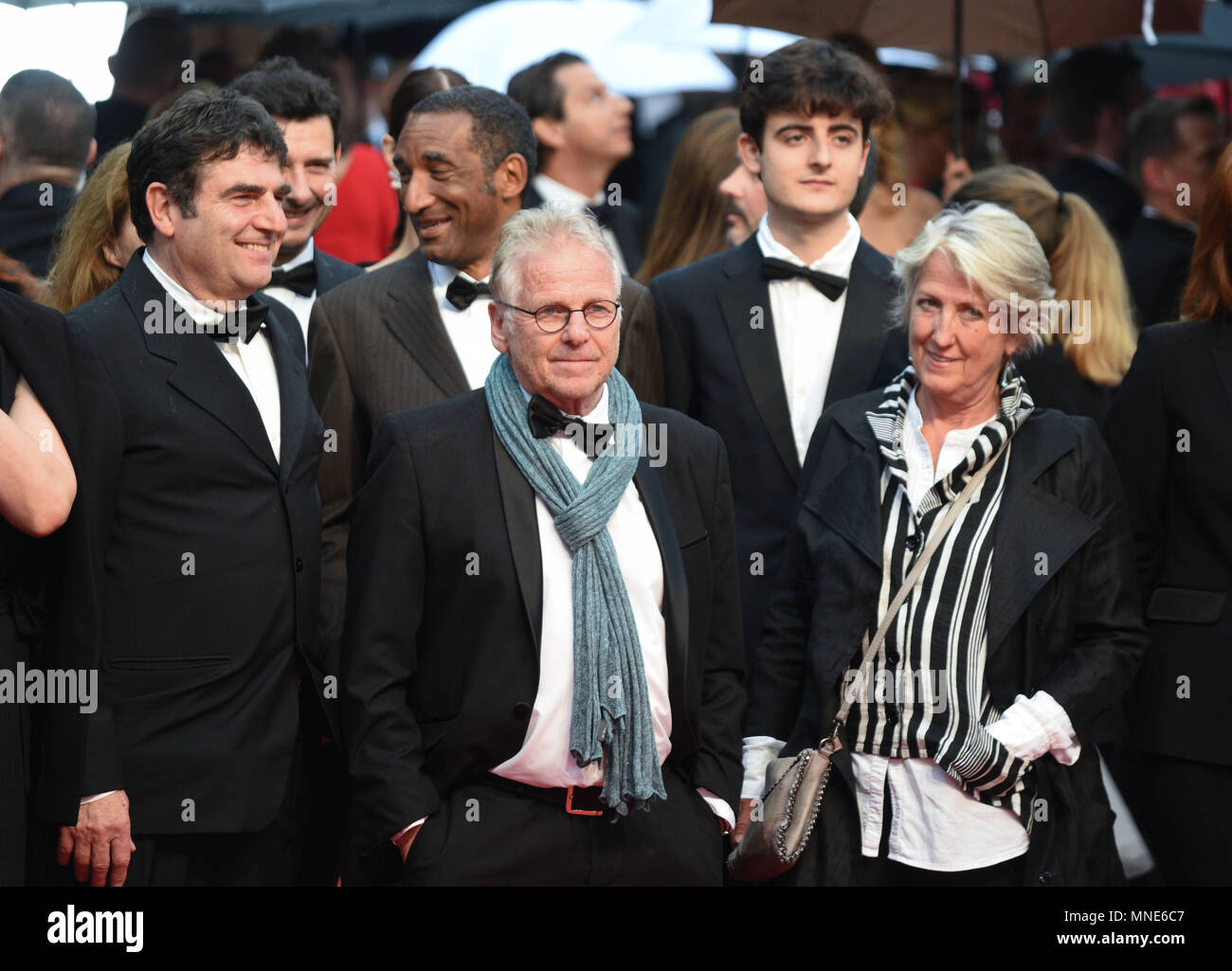 Cannes, France. 16 mai 2018 : Daniel Cohn-Bendit, Ingrid Apel assister à la "Burning' premiere au cours de la 71e festival de Cannes. Credit : Idealink Photography/Alamy Live News Banque D'Images
