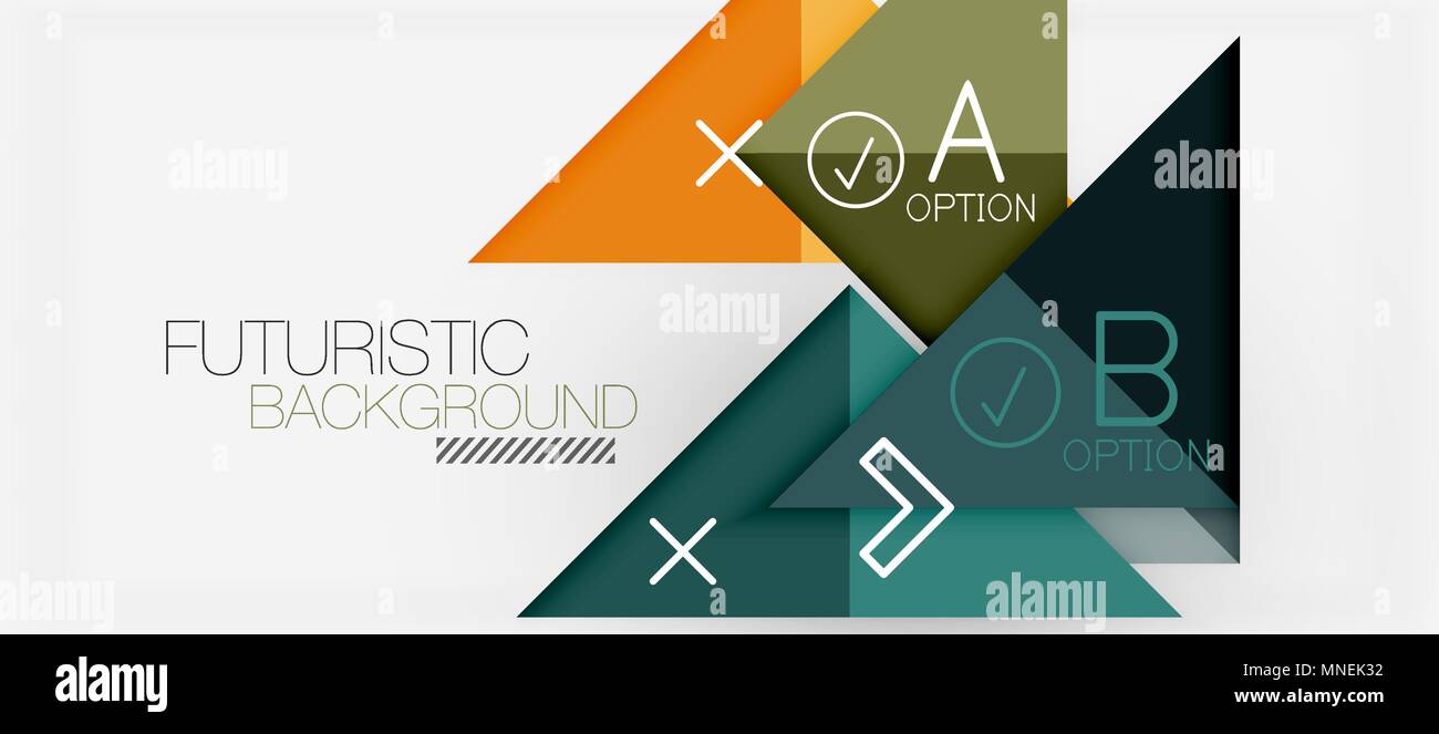 Triangle minimaliste, design de bannières moderne résumé fond géométrique. Triangle minimaliste, design de bannières moderne résumé fond géométrique. Vector futuriste hi-tech Illustration de Vecteur