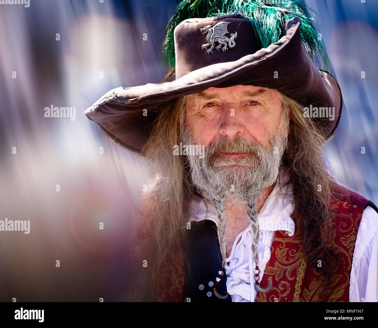 Go - DEVON : Pirate au Festival 2018 Pirate Brixham Banque D'Images