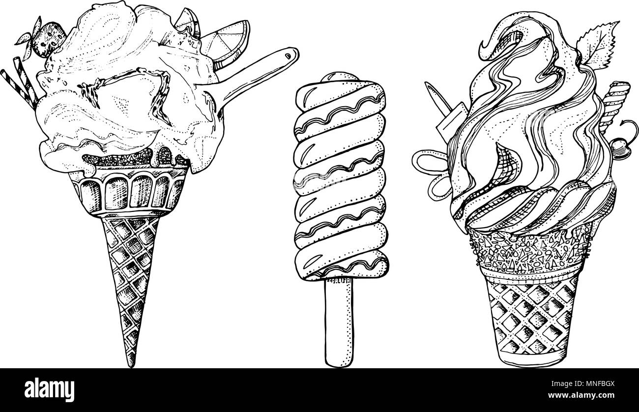 Sweet Realiste La Creme Glacee Au Caramel Et Chocolat Cornet