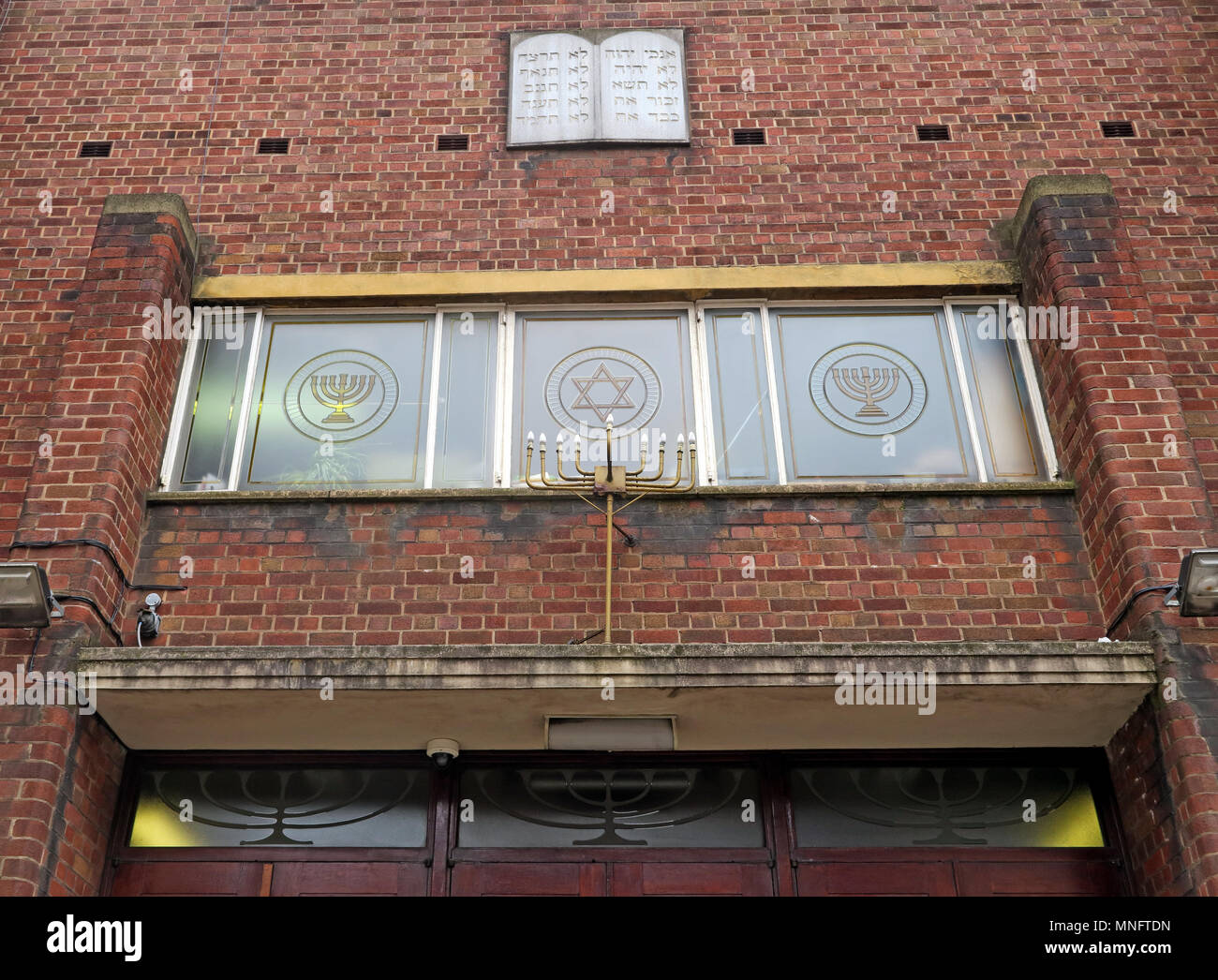 La réforme Manchester Synagogue, Jacksons, ligne Manchester M2 5NH, England, UK Banque D'Images
