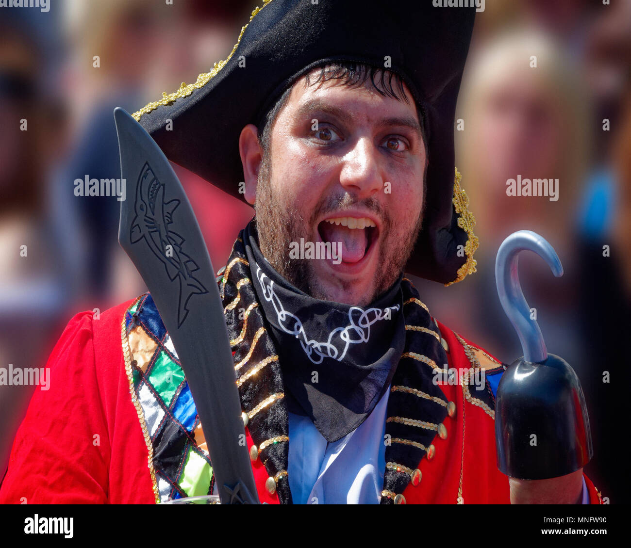 Go - DEVON : Pirate au Festival 2018 Pirate Brixham Banque D'Images
