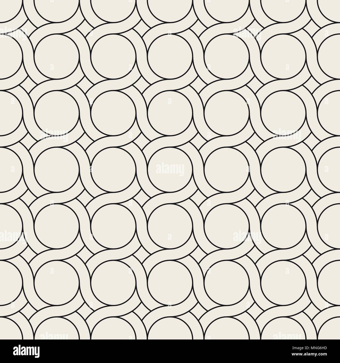 Seamless Vector pattern géométrique. Simple abstract lines lattice. Éléments répétés fond élégant carrelage Illustration de Vecteur