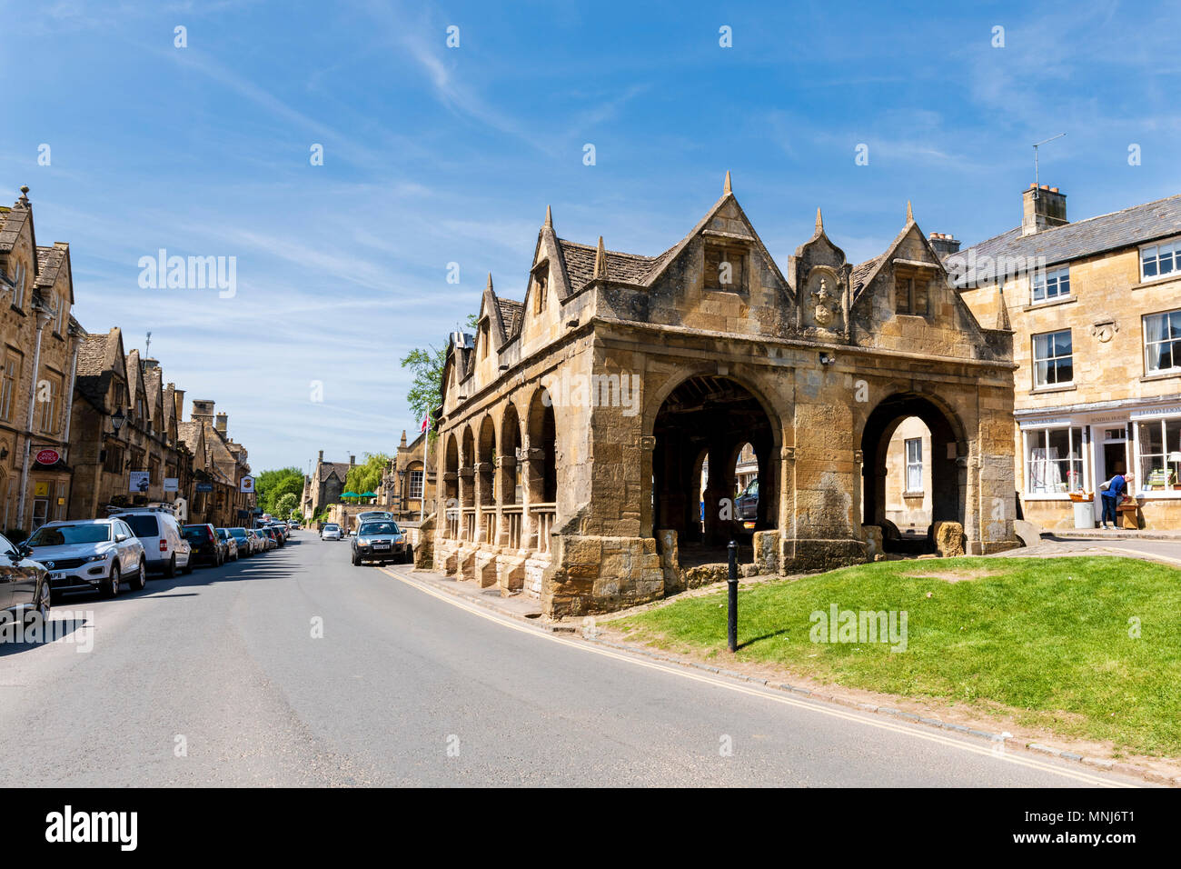 Old Market House à Chipping Campden, Cotswolds, en Angleterre, UK. Banque D'Images