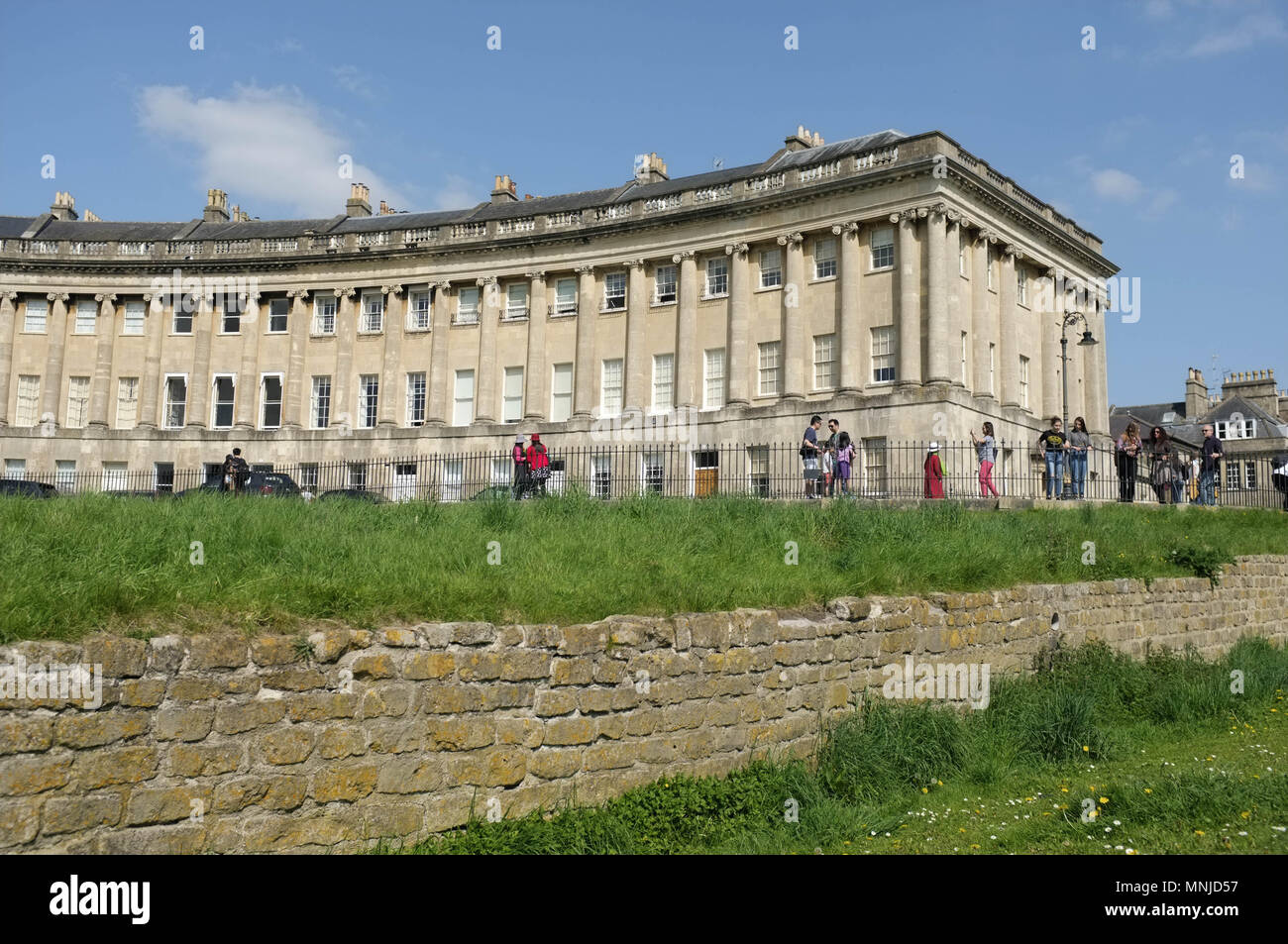 Royal Crescent, Bath, Somerset, Angleterre, Royaume-Uni, mai 2018 Banque D'Images