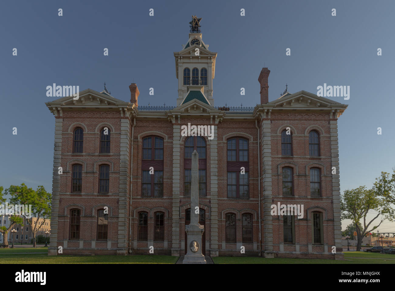 Palais de justice du comté de Wharton historique à Wharton au Texas Banque D'Images