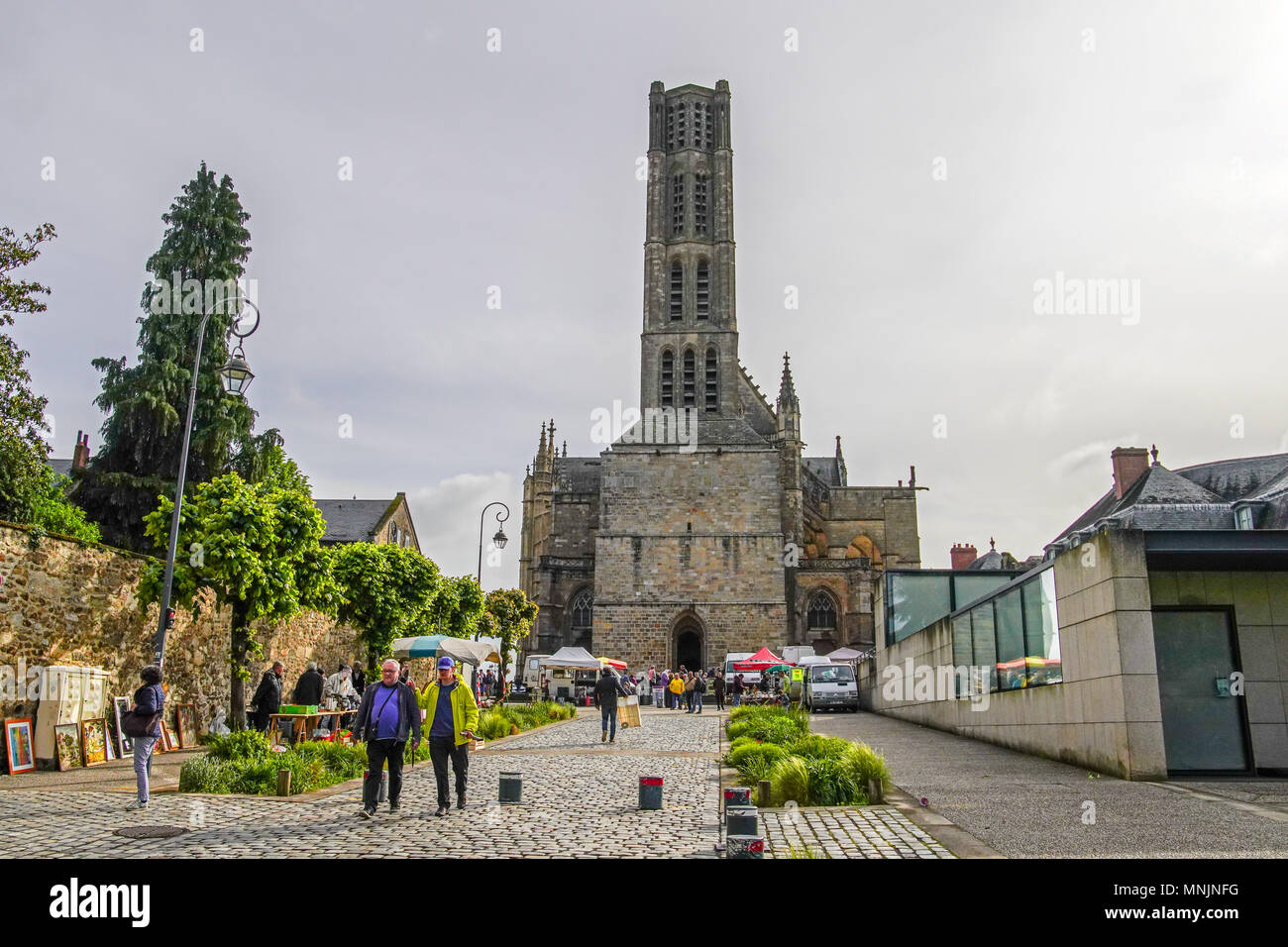 Cathedrale Saint Etienne à Limoges, Limusine Région, France. Banque D'Images