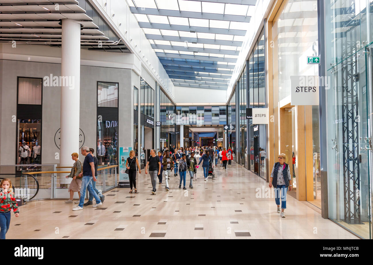 Pays-bas, Utrecht, 16 novembre 2017 - Hoog Catharijne Shopping Mall à Utrecht Banque D'Images