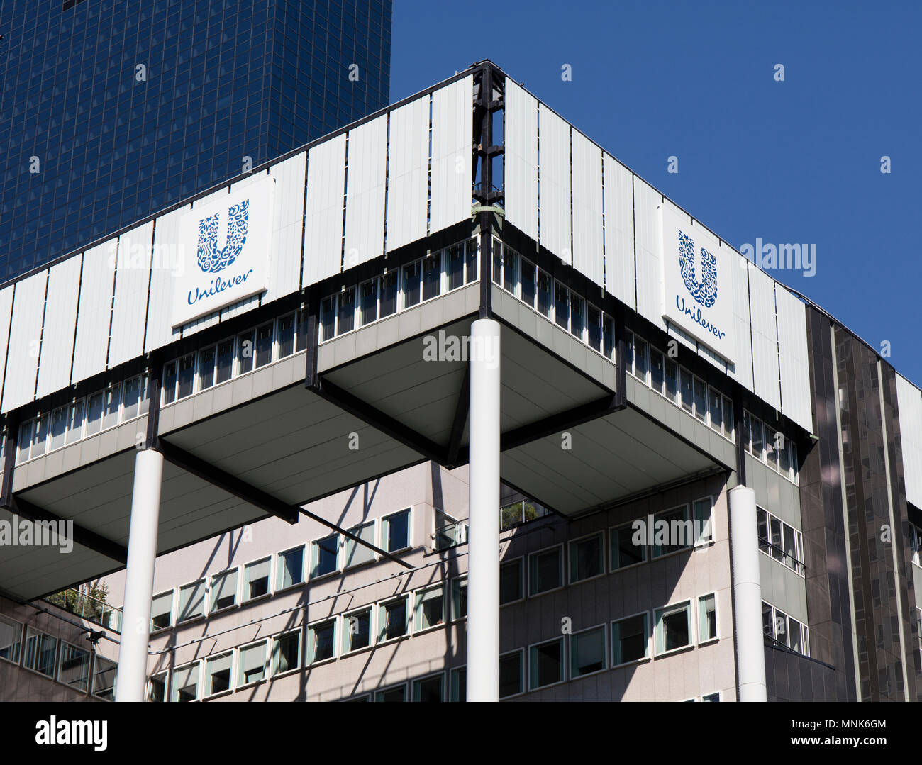 Rotterdam, Pays-Bas - 8 mai, 2018 : Unilever construire à Rotterdam, Pays-Bas Banque D'Images