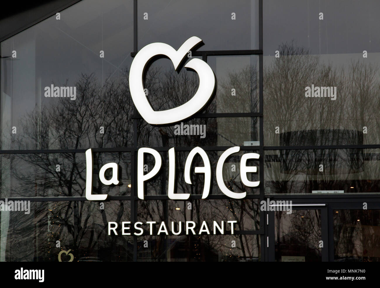 Zoeterwoude, Pays-Bas-januari 5, 2016:La Place est une chaîne de restaurants du ministère basé aux Pays-Bas, la chaîne de magasin V & D. Banque D'Images