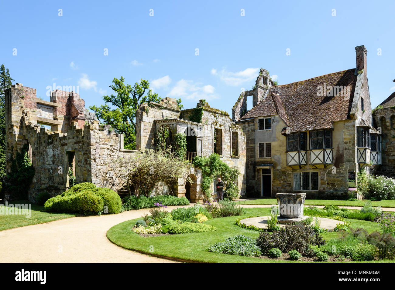 Lamberhurst Scotney Castle, Kent Banque D'Images