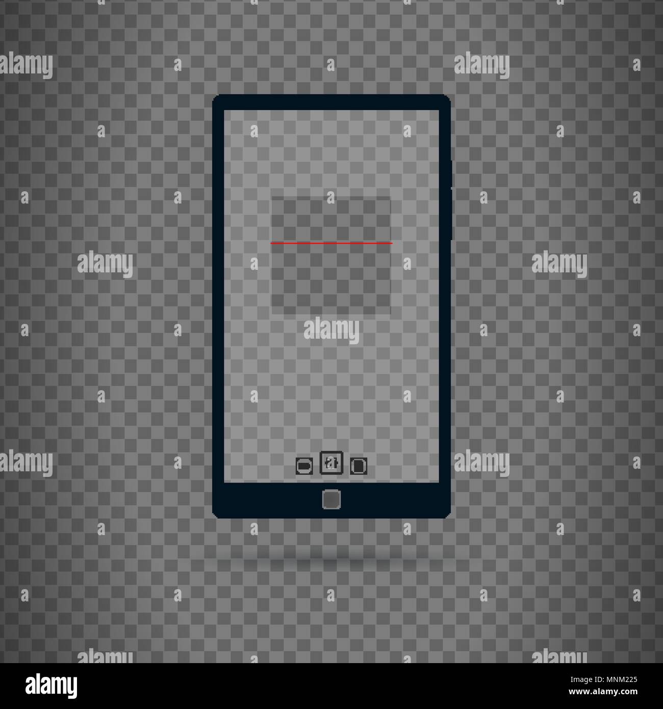 Smartphone Moderne Et Qr Code Barre Dinterface Utilisateur