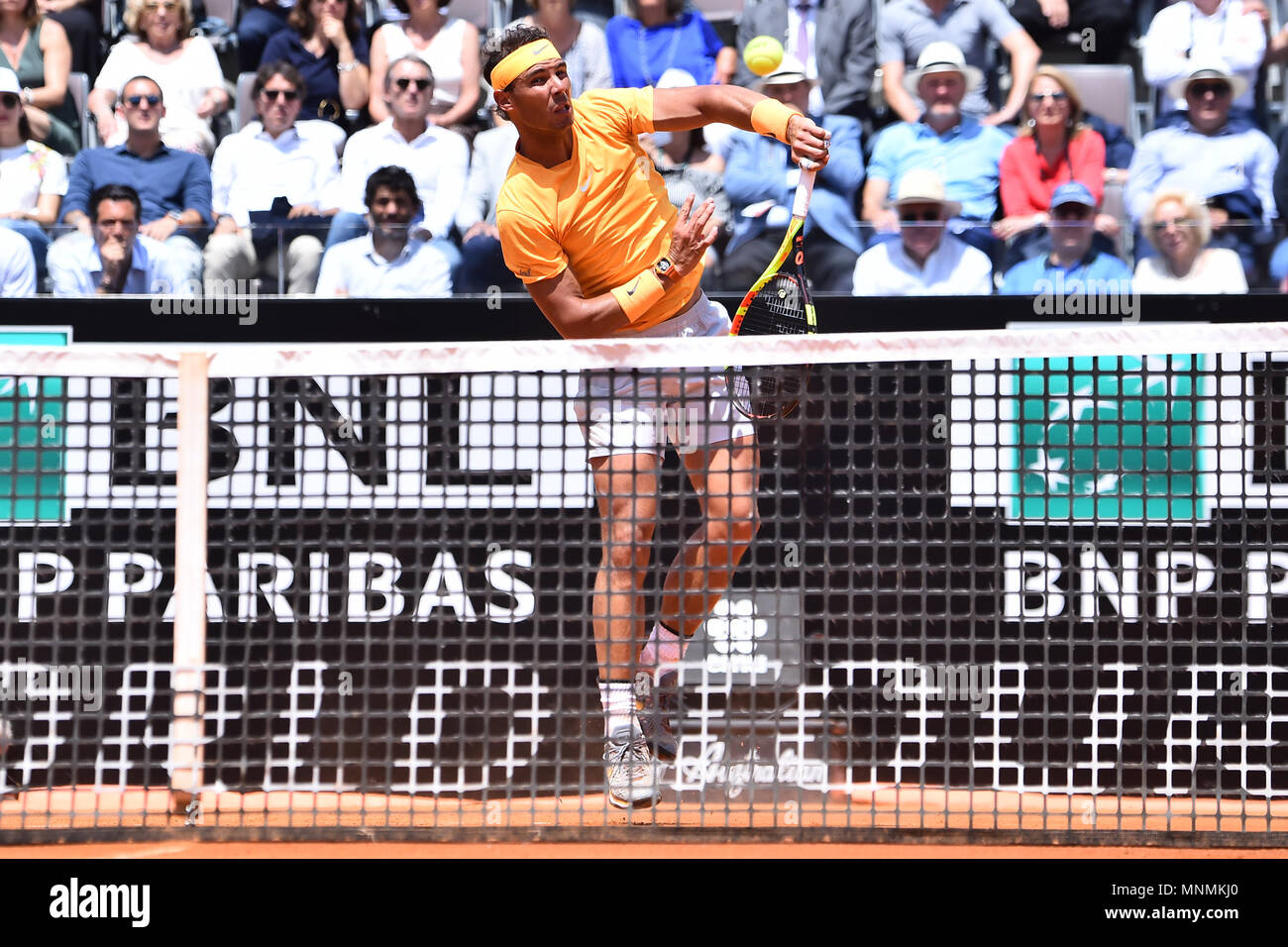 Rome, Italie. 18 mai, 2018. Championships-Rome Tennis International 18-mai-2018 Dans l'photo photographe Photo Rafael Nadal01 : Crédit Photo Agency indépendante/Alamy Live News Banque D'Images