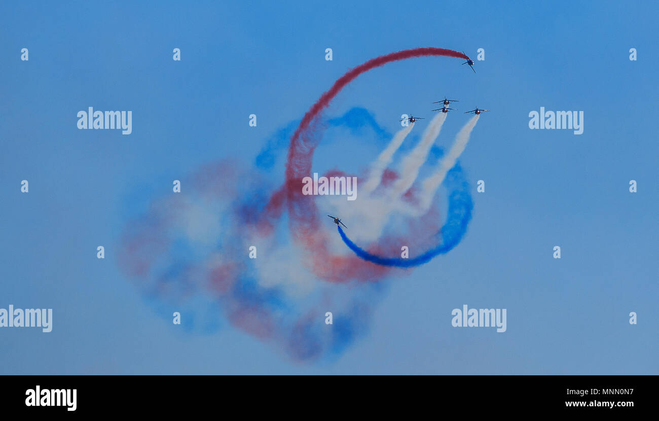 Twist par Patrouille de France Banque D'Images