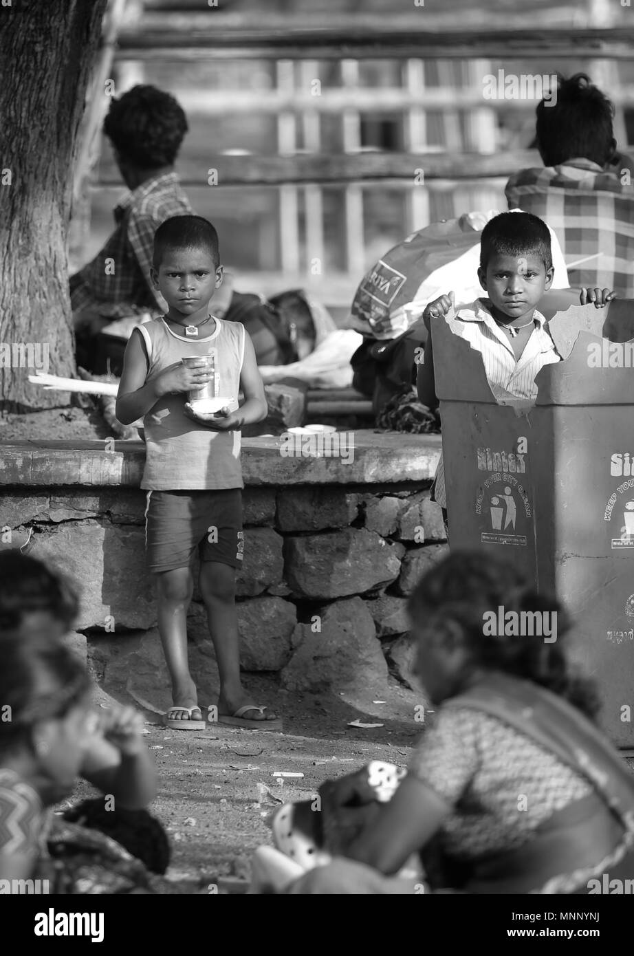 Vie de solitude Banque D'Images