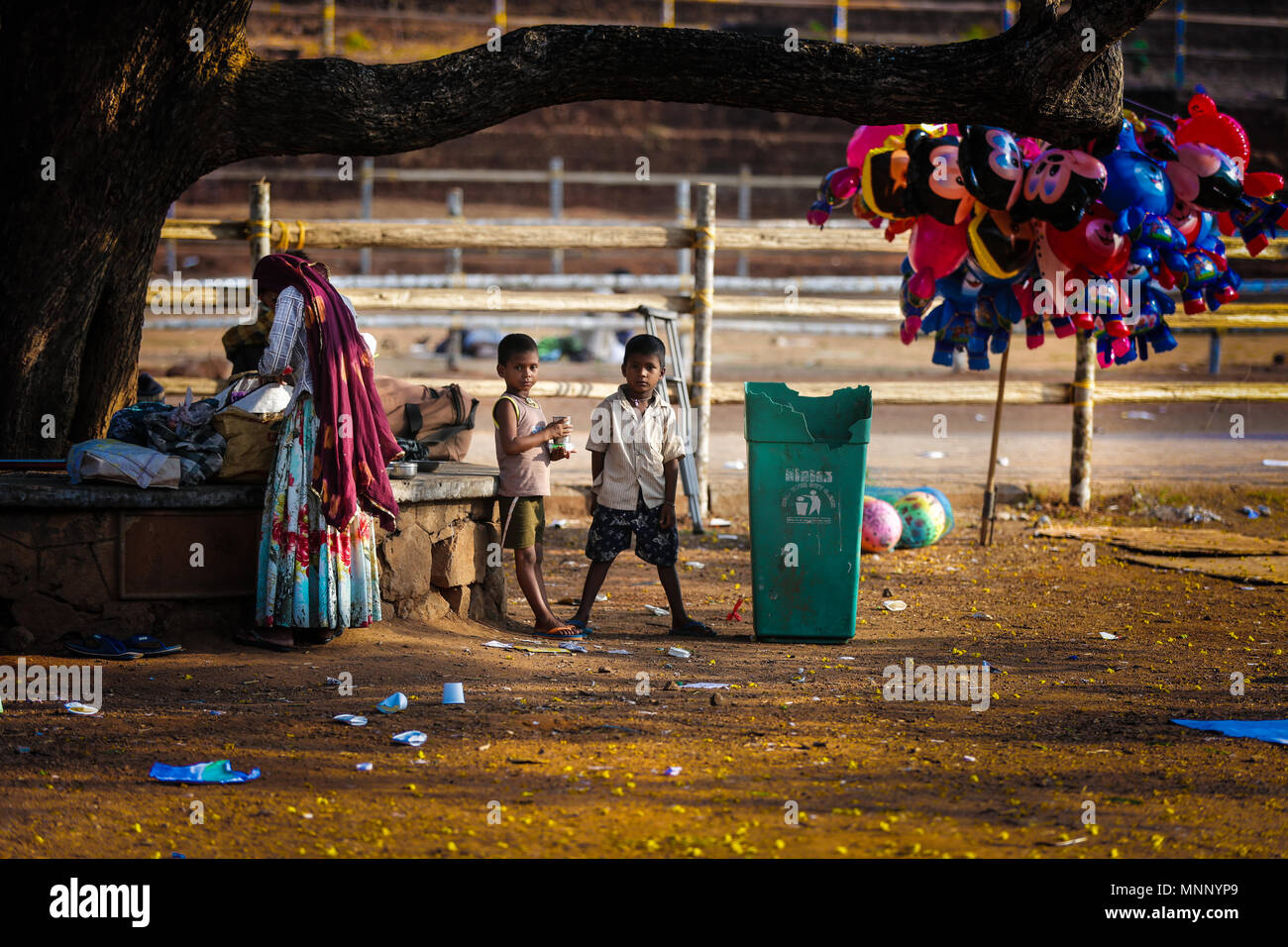 Vie de solitude Banque D'Images