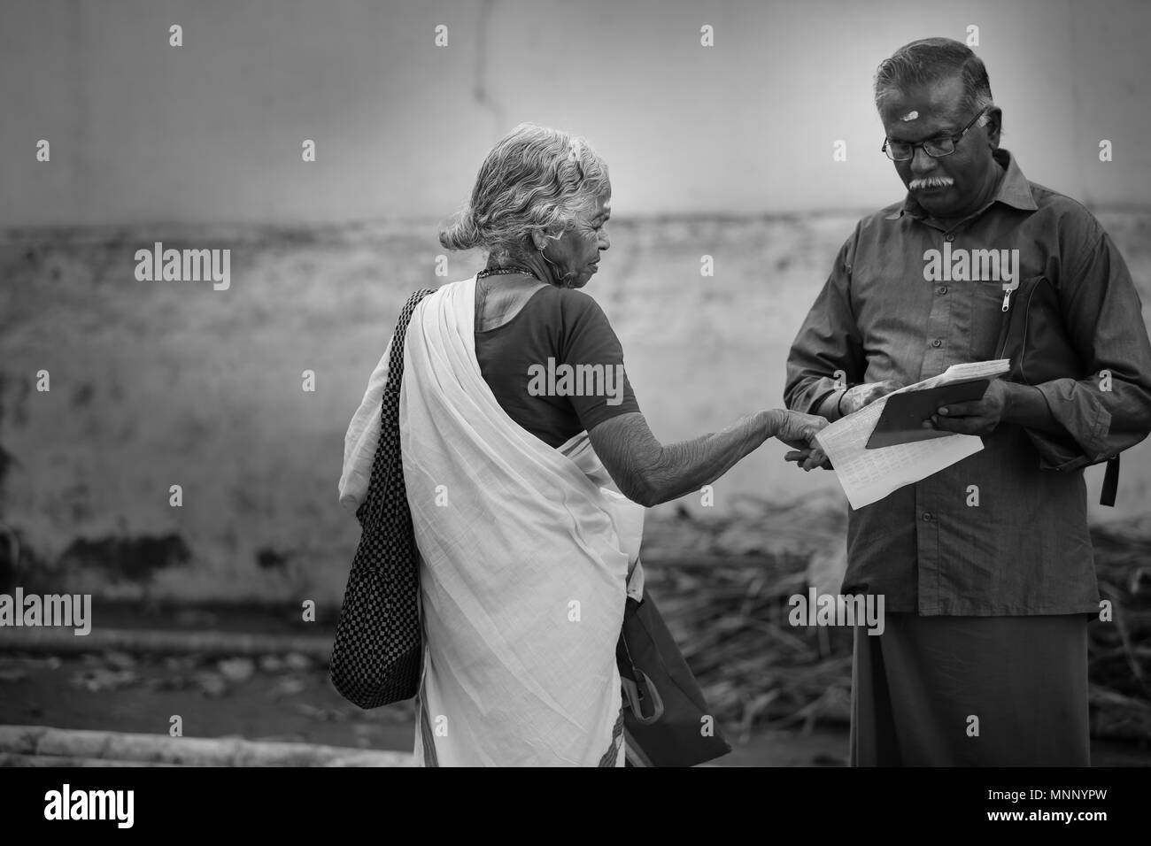 Vie de solitude Banque D'Images