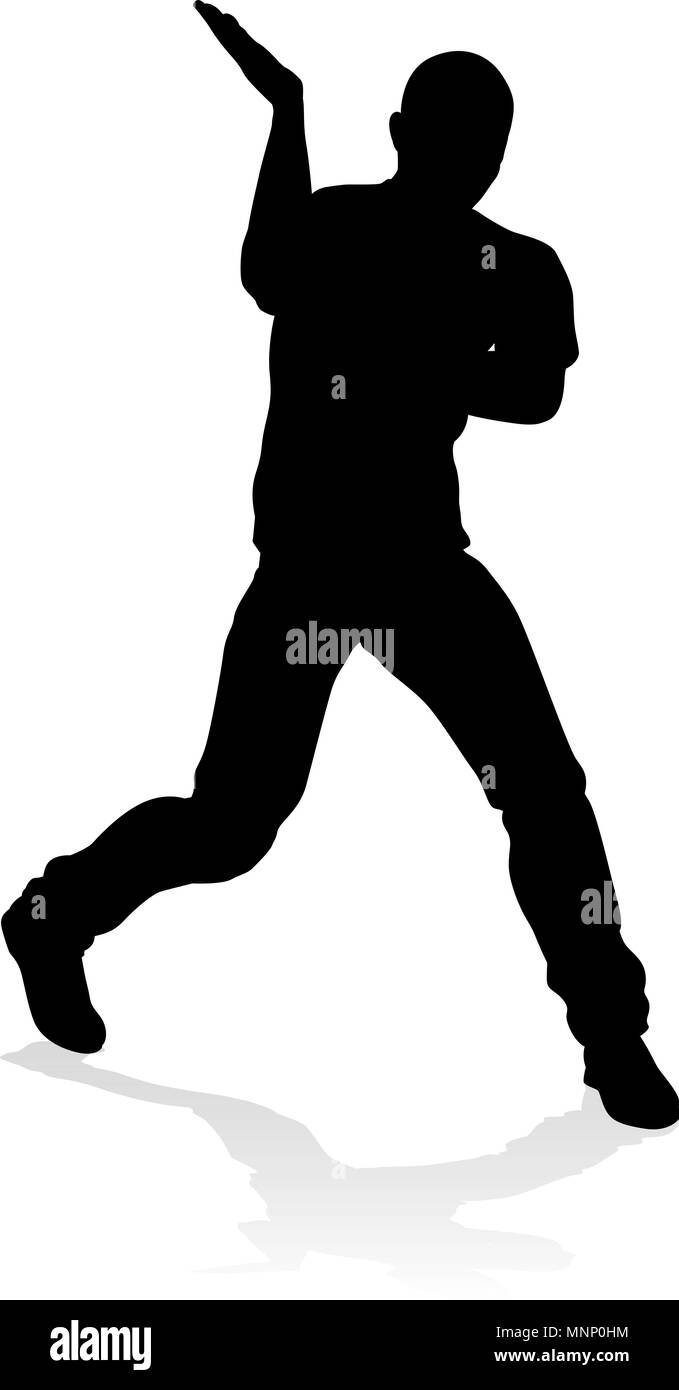 Street Dance Dancer Silhouette Illustration de Vecteur