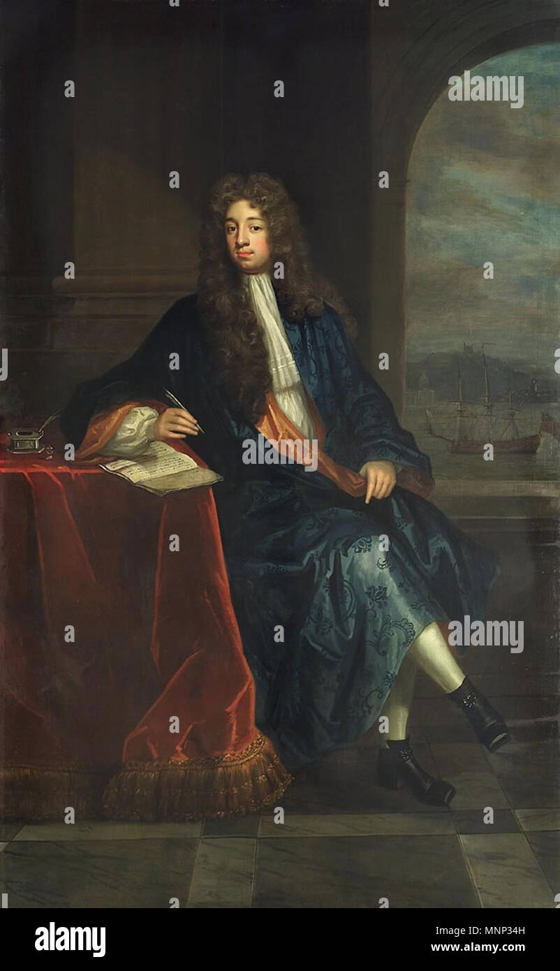 . Portrait de l'anglais Robert bienfaiteur Osbaldeston (d. 1715) . vers 1714. Charles d'Agar (1669-1723) Noms alternatifs Charles D'Agar Agar ; Charles ; Charles d' Agar portraitiste Français Description Date de naissance/décès 1669 Mai 1723 Lieu de naissance Lieu de travail Paris Londres (1705 - 1711) le contrôle d'autorité : Q5084004 : 95973644 VIAF ULAN : 500044558 RKD : 630948 Osbaldeston Banque D'Images