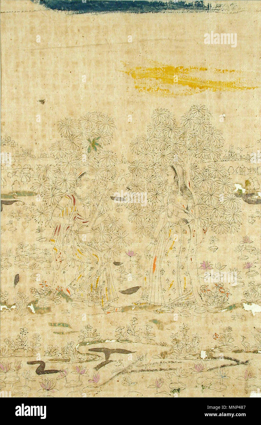 . Anglais : Date de création : Affichage du 19ème siècle Dimensions : 8 1/2 po x 5 21/32 in. (21,6 cm x 14,4 cm) de la ligne de crédit : Edwin Binney 3ème Numéro : 1990.571 Collection :  <a href ='http://www.sdmart.org/art/our-collection/asian-art' rel ='nofollow' >Les San Diego Museum of Art </a > . 29 octobre 2001, 13:10:56. Anglais : thesandiegomuseumofartcollection 1209 Deux femmes dans un jardin (6124551055) Banque D'Images