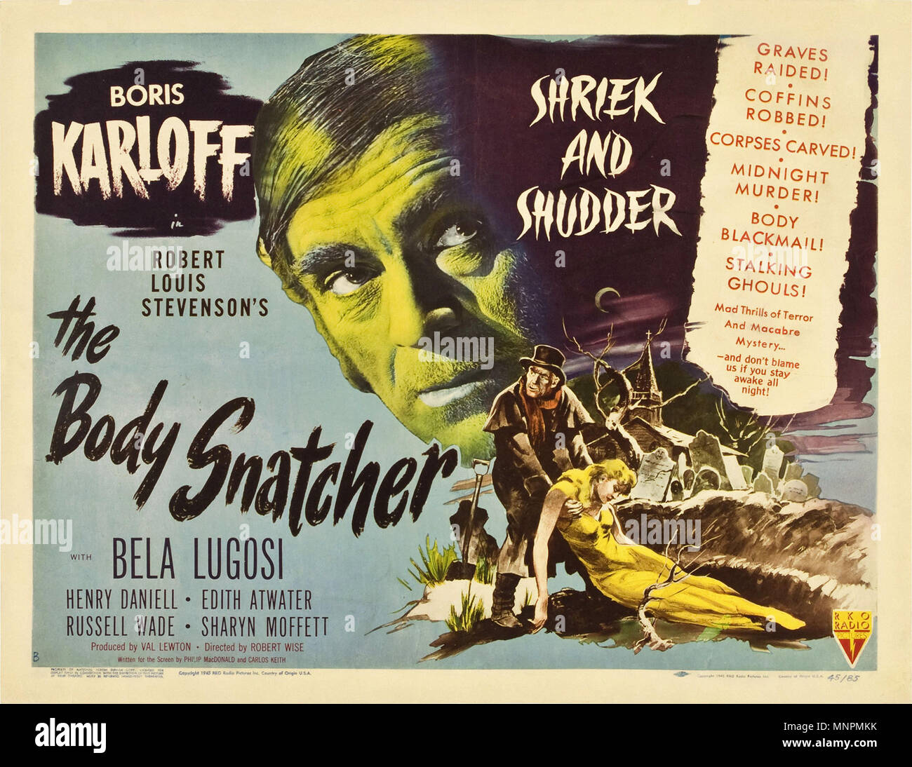 Body Snatcher - 1945 - Affiche de film 04 Vintage Photo Stock - Alamy