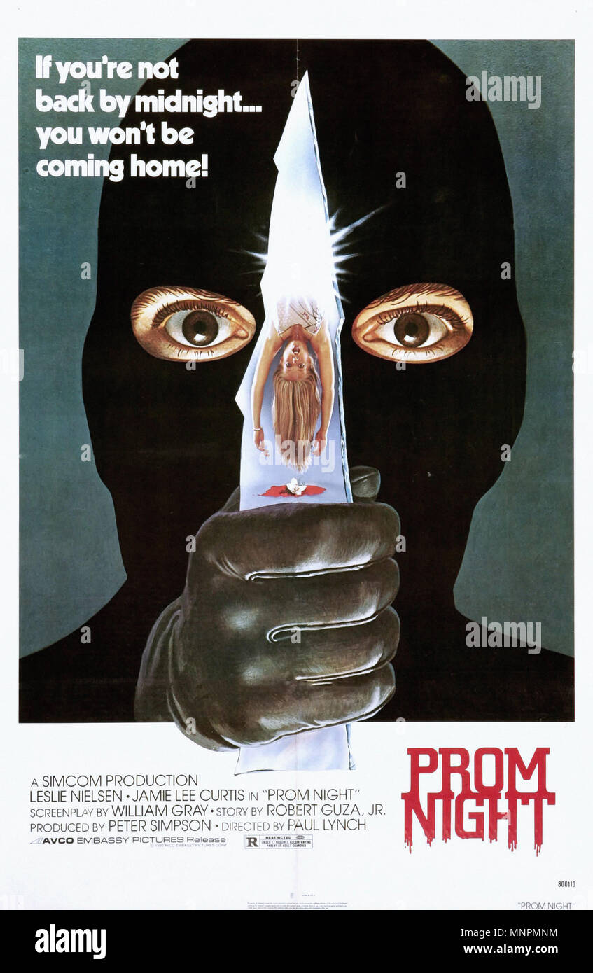 Prom Night Poster 01 - Vintage Movie Poster Banque D'Images