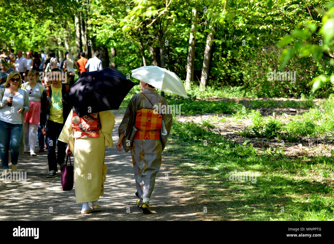 Festival Hanami 2018 Helsinki Banque D'Images