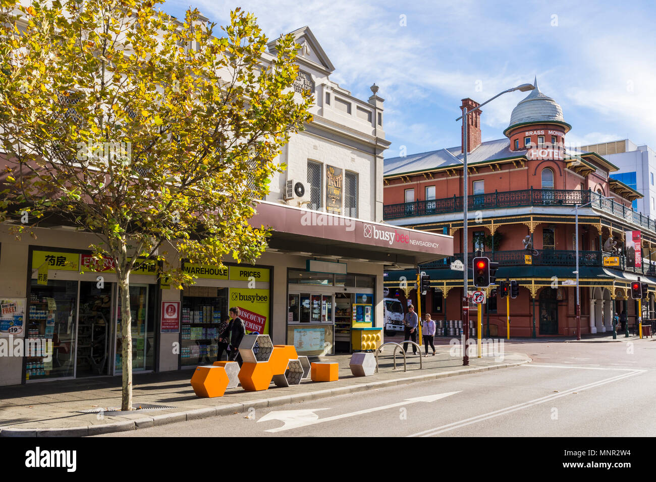 William Street à Northbridge, Western Australia, Australia Banque D'Images