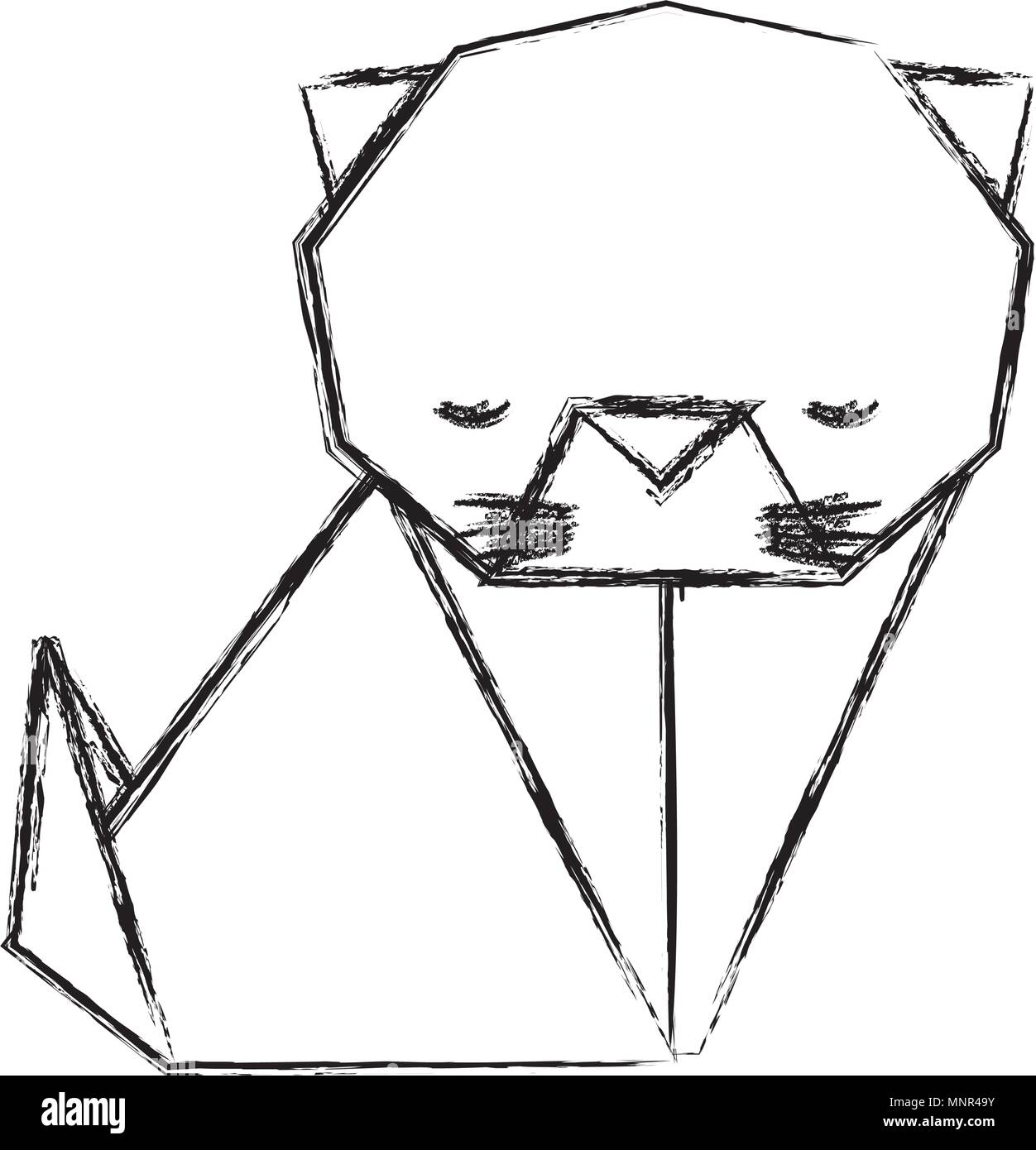 L Icone De Chat Origami Papier Image Vectorielle Stock Alamy L Icone De Chat Origami Papier Image Vectorielle Stock Alamy