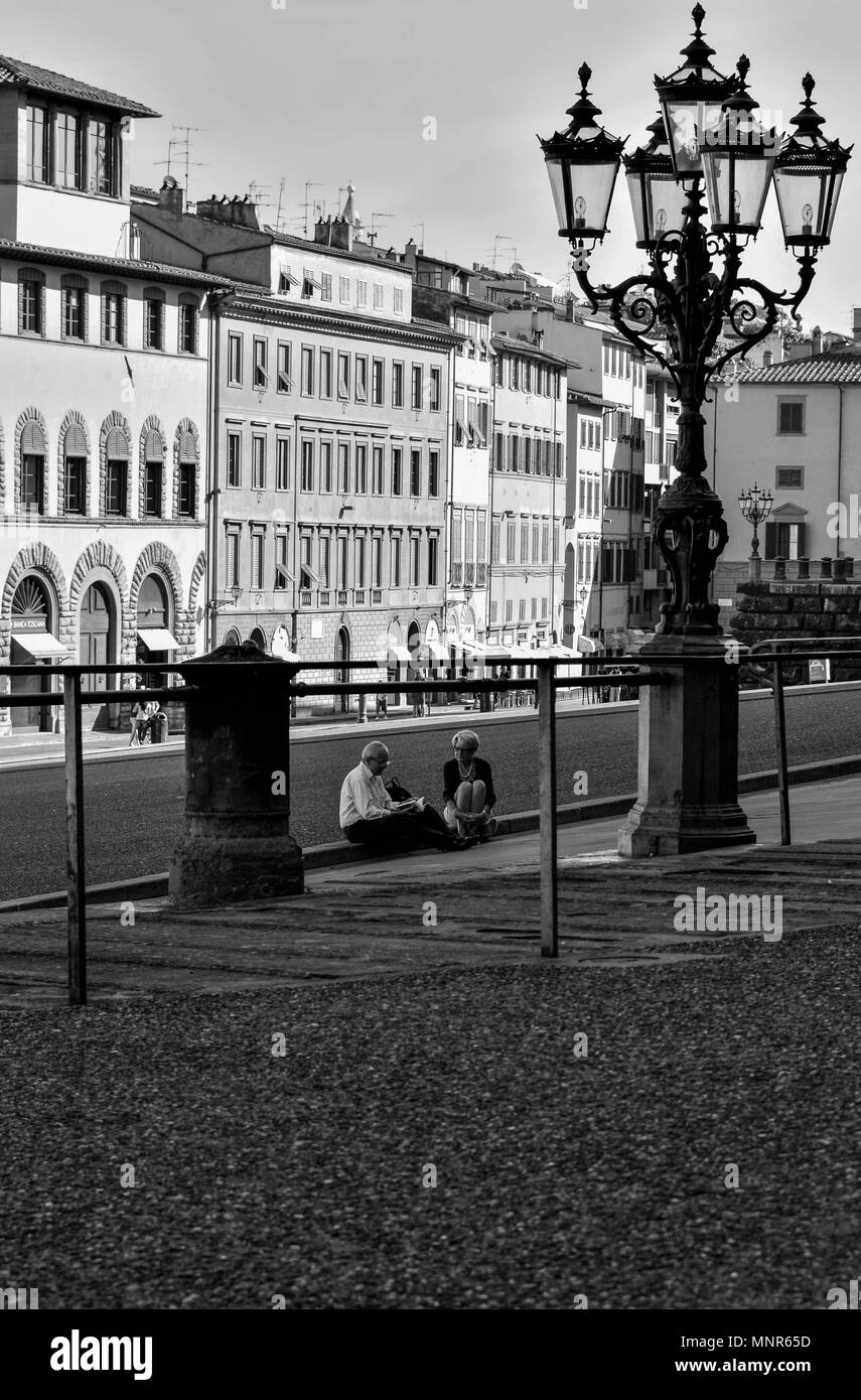 Florence (Italie) - La capitale de l'art de la Renaissance et la région Toscane. Banque D'Images