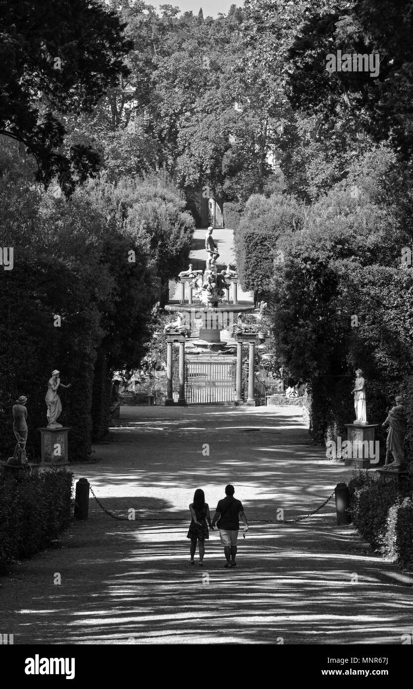 Florence (Italie) - La capitale de l'art de la Renaissance et la région Toscane. Banque D'Images