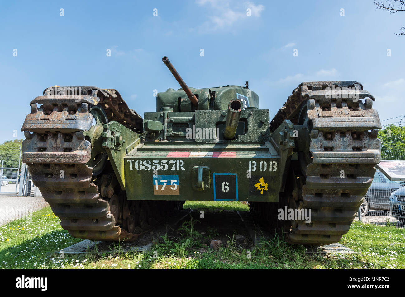 Après LA SECONDE GUERRE MONDIALE britannique de light tank de Bovington Tank Museum Camp Banque D'Images