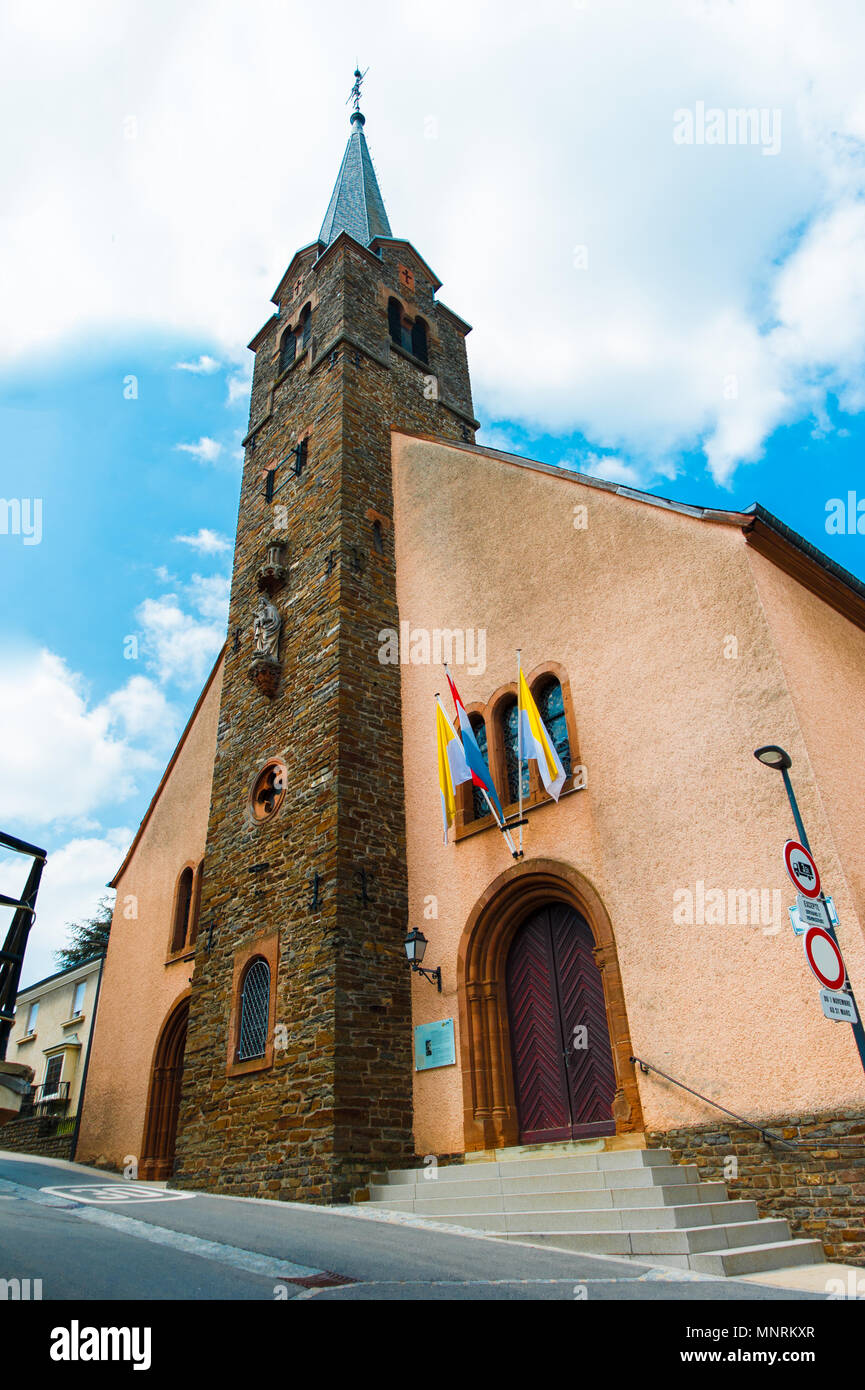 Eglise Notre Dame, Wiltz, Luxembourg Banque D'Images