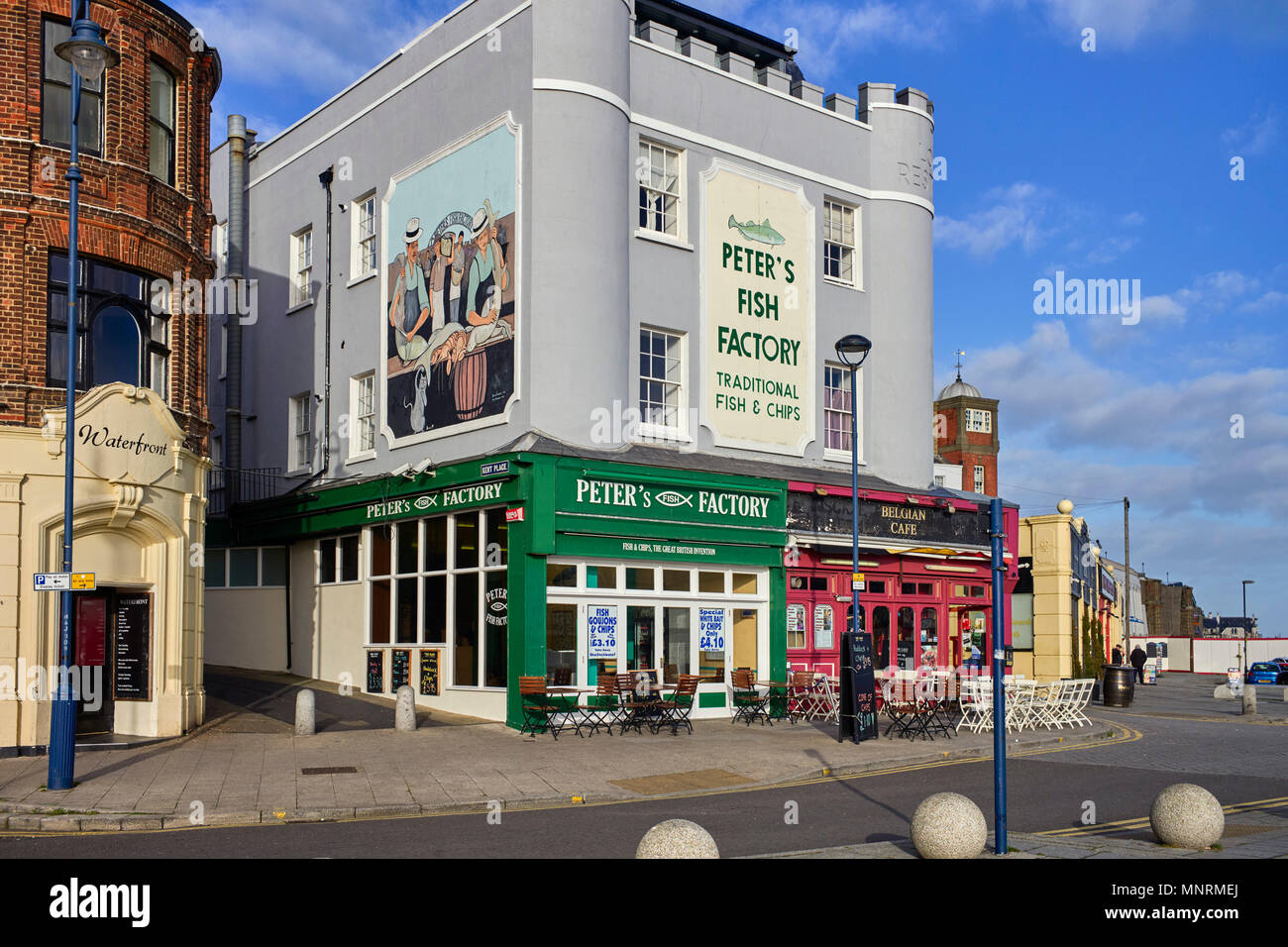 Pie Factory Ramsgate Peters fish Banque de photographies et d’images à haute résolution - Alamy